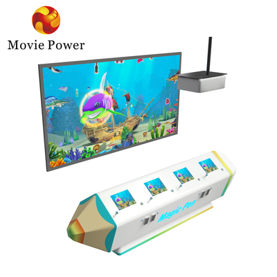 Multijogador 3d Interativo AR Projector Interiores Crianças máquina de jogo de pintura
