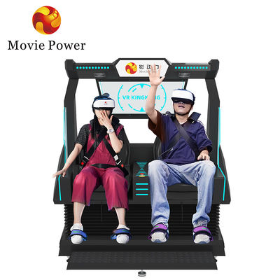 Montanha-russa de 2 lugares 9d Vr Cinema Simulator Motion Chair Máquina de jogos de realidade virtual Arcade