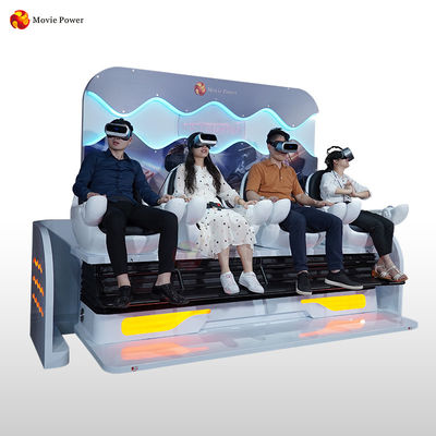 Cinema interativo 2 de Vr do parque temático 3 4 simulador dinâmico da plataforma dos assentos 9d
