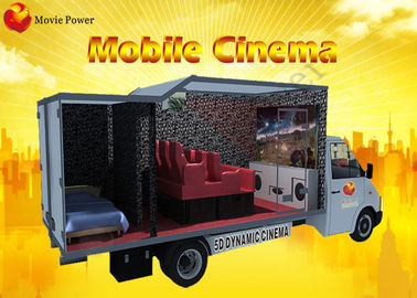 Caminhão múltiplo do equipamento do cinema do fogo 5D VR do cheiro da névoa do tema com sistema elétrico