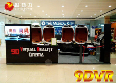 Simulador interativo da realidade virtual 9D da cabine para o equipamento do parque de diversões