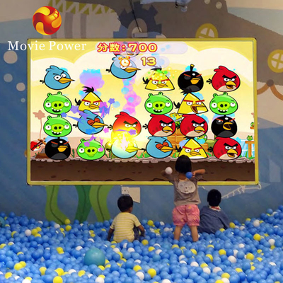 Jogos de projeção de parede de piso grande Jogos para crianças Jogos internos de parque de diversões 3D Jogos interativos de bola para crianças