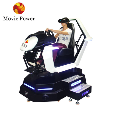 360 Rotating VR Simulator Carros de corrida Amusement Ride Simulator Arcade Carro de condução Machine de jogo