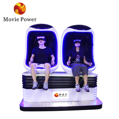 2 jogadores de realidade virtual 9d cadeira de ovo Vr roller coaster máquina de jogo