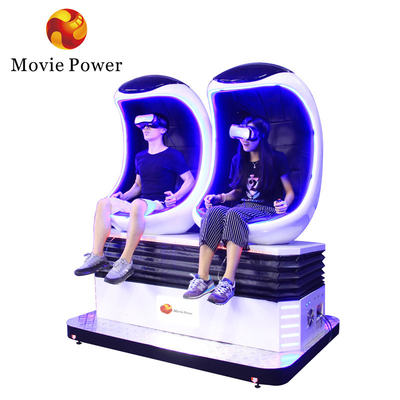 Parque de diversões Vr 9D Motion Simulator Interativo Jogo 9D Realidade Virtual Egg Cinema