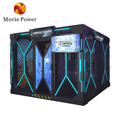 Fibra de vidro 9d Vr Shooting Simulator Room Walking Platform Jogos de Realidade Virtual Multiplayer