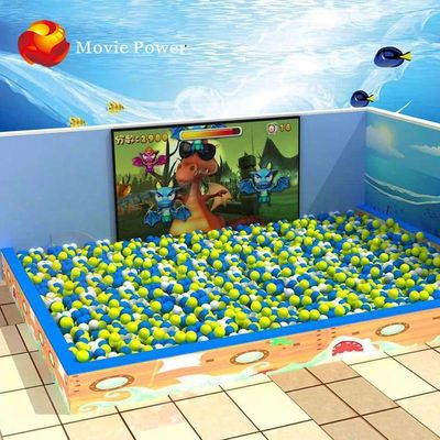 Equipamento interativo do jogo da bola de Zorbing do parque temático do projetor da AR do entretenimento das crianças