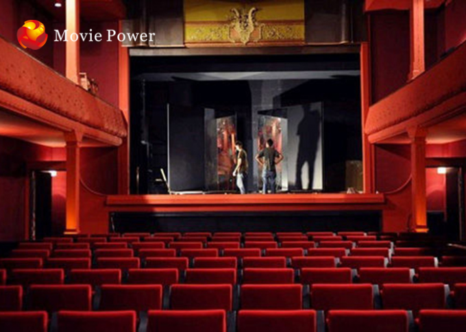 O luxo personalizou o teatro home do cinema 4D para o campo de jogos de 200 pessoas 0