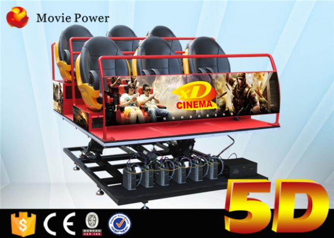 O simulador completo do movimento do simulador da máquina de jogo 5d usou o teatro de filme 5D para a venda 0