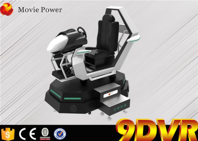 Realidade virtual do cinema da ação do sistema bonde 9D que conduz o simulador do carro para Game Center 0