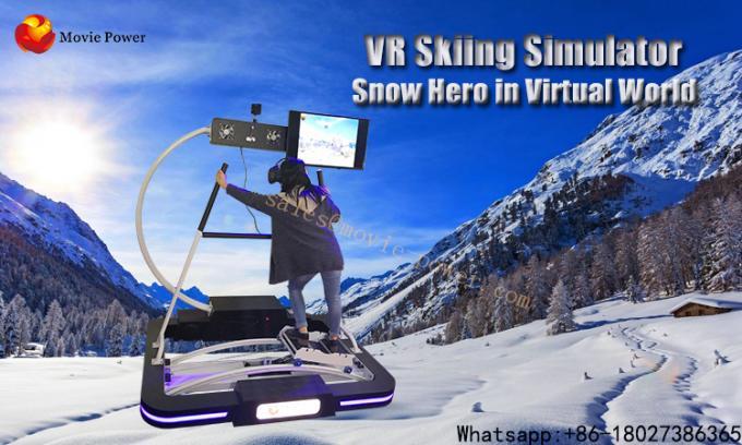 Aventure-se dispositivos do simulador do esqui de 9D Vr/do jogo realidade virtual 0