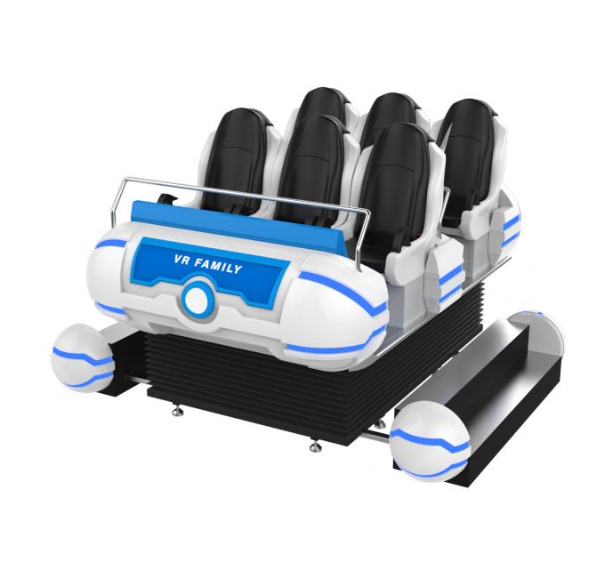 6 barco de alumínio do simulador da realidade virtual dos assentos 9D para o parque de diversões 0