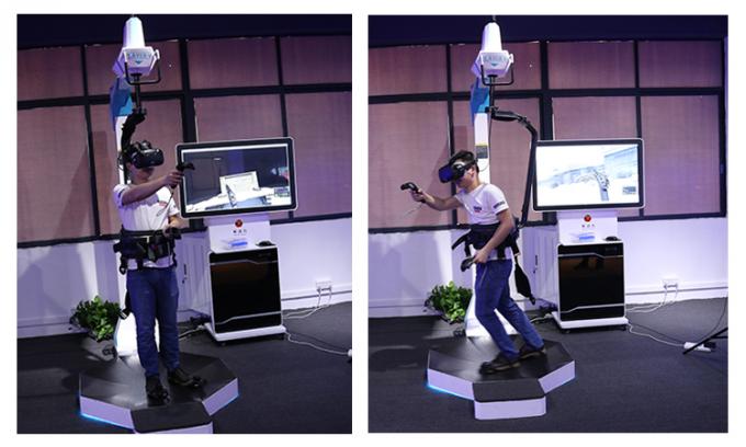 Escada rolante da realidade virtual de Immersive 7D Deutschland/tiro livre que corre o simulador do caminhante de VR 0