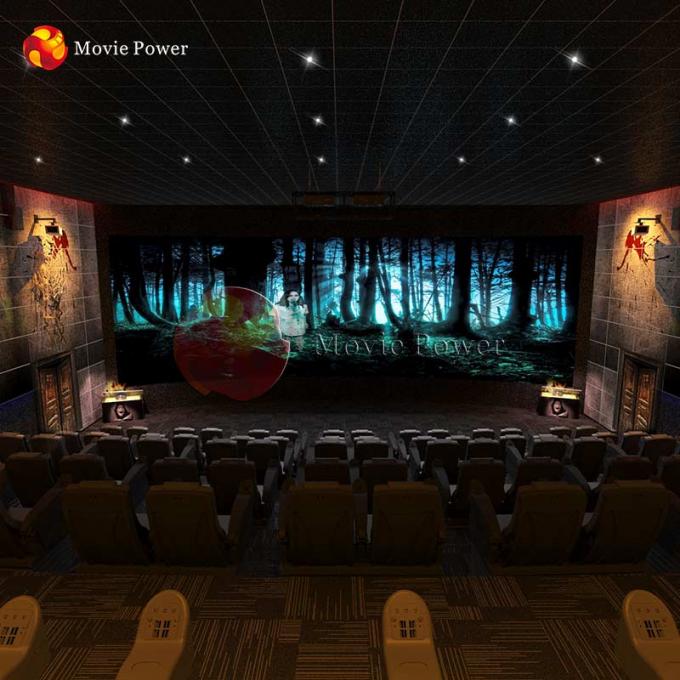 Teatro original do cinema de Seat do movimento do simulador do filme do tema do horror 4d 0