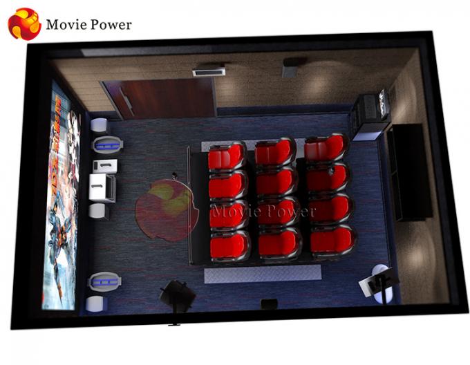 Ganhe a dinheiro o cinema interativo Seat do simulador da máquina de jogo de vídeo 7d 0