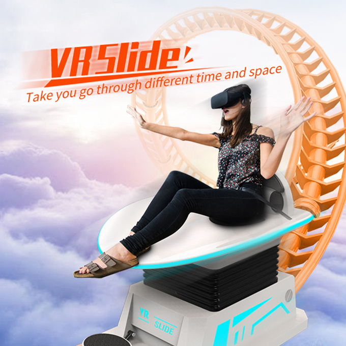 Slide 9d Vr Game Machine Motion Simulator Game Arcade Cinema 9d Skateboard Para Parque de Diversões 0