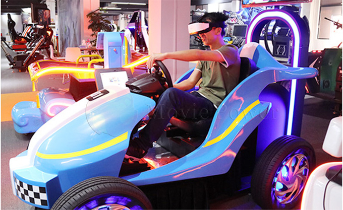 Crianças 9D Virtual Reality Driving Simulator Multiplayer Car Racing Game Para Entretenimento 3