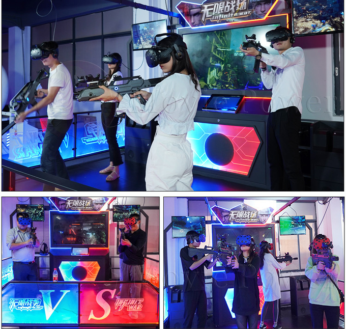 Equipamento de Realidade Virtual VR Shooting Game Machine 9d Vr Shoot Simulator Vr Shooting Arena Multiplayer 1