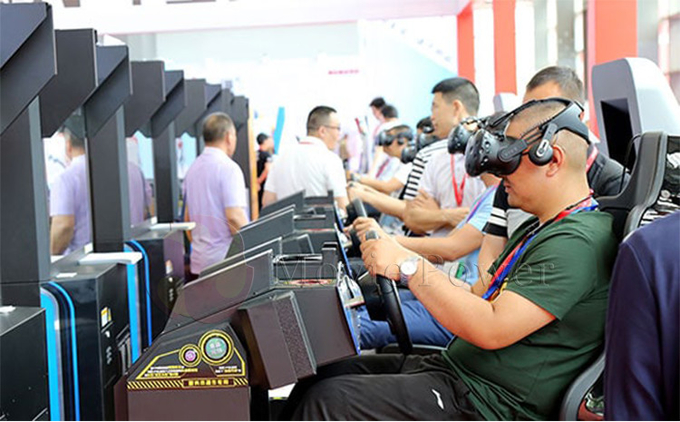 Simulador de condução 9d Vr Máquina de jogos Simulador de corridas de carros Vr Equipamento para parque temático de realidade virtual 2
