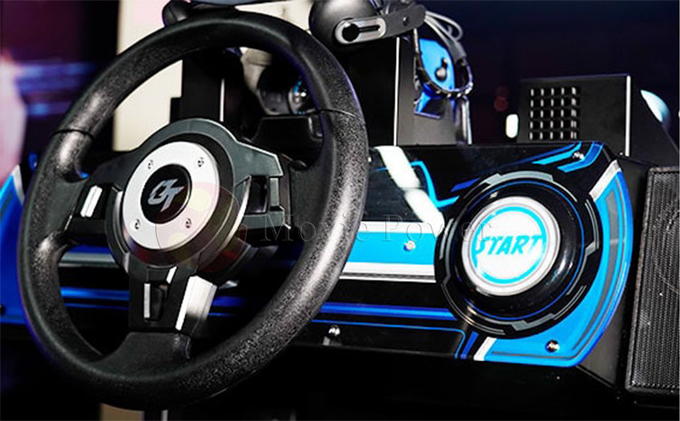 Simulador de condução 9d Vr Máquina de jogos Simulador de corridas de carros Vr Equipamento para parque temático de realidade virtual 5