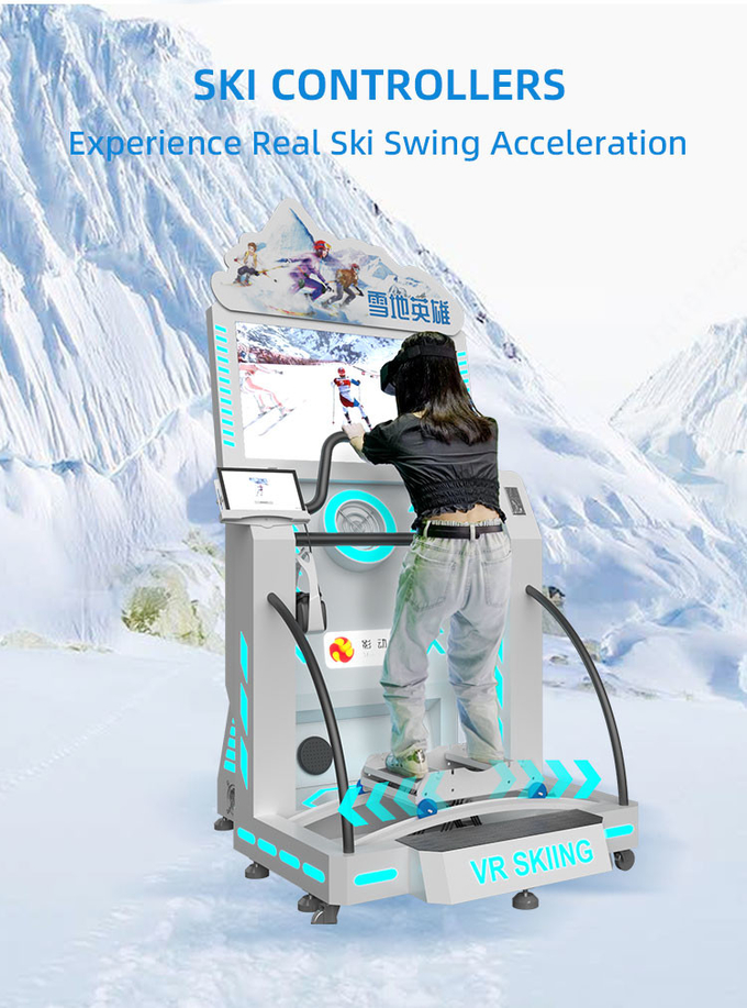 Simulador de esqui interior Simulador de snowboard 9d Virtual Reality Vr Simulador Máquinas Equipamento de parque de diversões 3