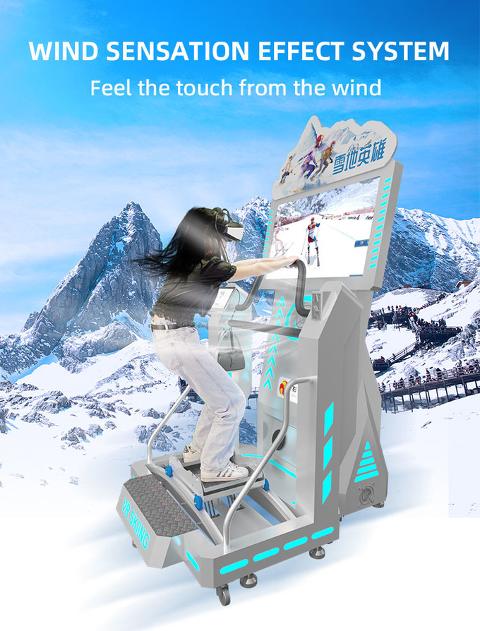Simulador de esqui interior Simulador de snowboard 9d Virtual Reality Vr Simulador Máquinas Equipamento de parque de diversões 2