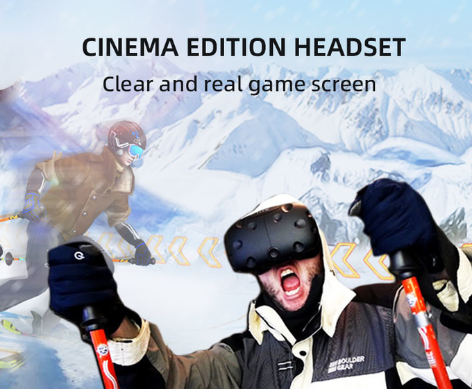 Simulador de esqui interior Simulador de snowboard 9d Virtual Reality Vr Simulador Máquinas Equipamento de parque de diversões 6