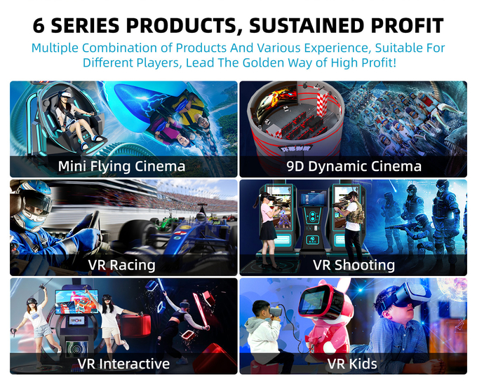 O Time Machine super virtual comercial do simulador 9D VR da realidade voa o equipamento de jogo 1