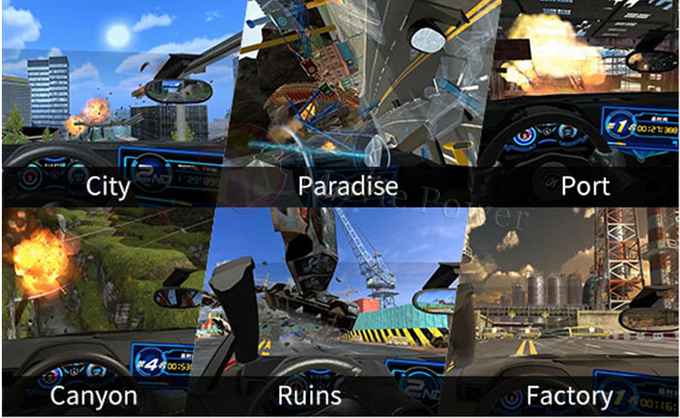 VR Racing Para Indoor Playground Racing Driving Simulator Jogo de Realidade Virtual 9D VR Equipamento de Jogo 3