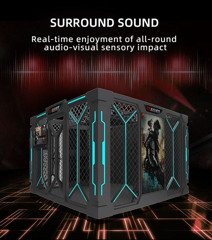 VR Zombie Game 9d VR Shooting Simulator Estação de Realidade Virtual 5