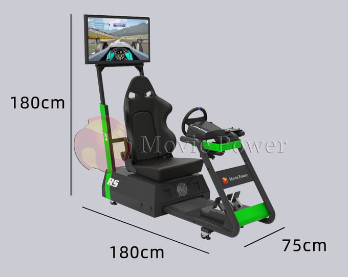 Pegada pequena da máquina de jogo do simulador das corridas de carros da realidade virtual para o uso comercial da casa 1