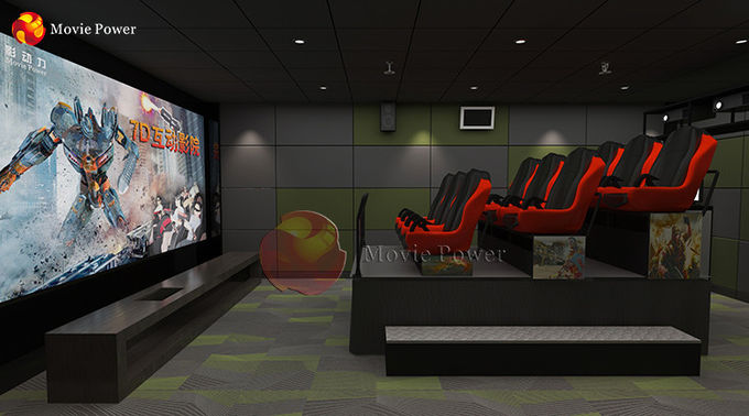 Equipamento feito sob encomenda interativo interno comercial do simulador do teatro do cinema dos efeitos especiais 5d 7d 9d VR 1